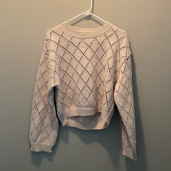 ✨LIKE NEW✨ Mango Aleta Cotton cropped openwork sweater - Picture 8 of 15